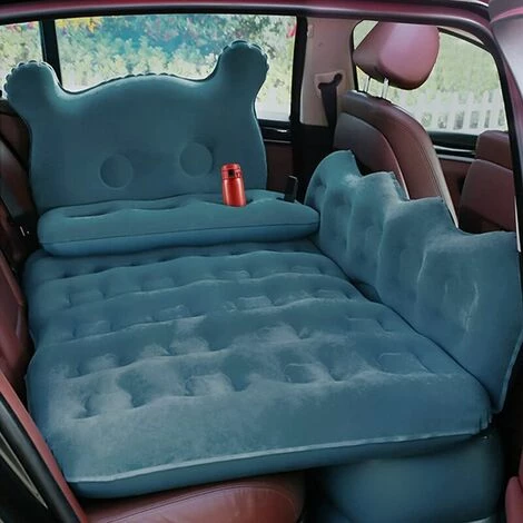 QERSTA Matelas Gonflable Voiture SUV Avec Pompe, Lit Gonflable De Voyage, Coussin De Siège Arrière De Voiture Pour Des Enfants, Confortable Surface Floquée Pour Camping Voyage (Bleu) 1 QERSTA Matelas Gonflable Voiture SUV Avec Pompe, Lit Gonflable De Voyage, Coussin De Siège Arrière De Voiture Pour Des Enfants, Confortable Surface Floquée Pour Camping Voyage (Bleu)