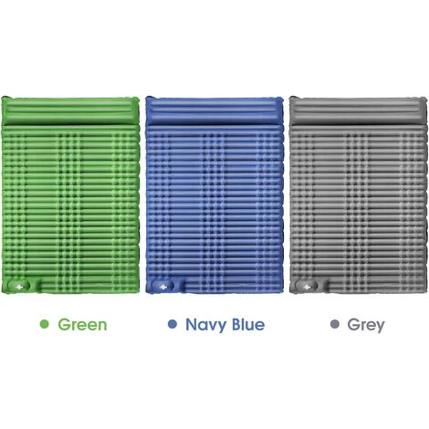 ASUPERMALL Matelas De Couchage Double Gonflable De 10,2 Cm D'épaisseur Avec Oreiller Et Pompe Intégrée Matelas D'air Léger Et Imperméable Pour Camping, Voiture, Voyage, Randonnée, Bleu Marine, 200 X 140 X 10 Cm 5 ASUPERMALL Matelas De Couchage Double Gonflable De 10,2 Cm D'épaisseur Avec Oreiller Et Pompe Intégrée Matelas D'air Léger Et Imperméable Pour Camping, Voiture, Voyage, Randonnée, Bleu Marine, 200 X 140 X 10 Cm – Image 5