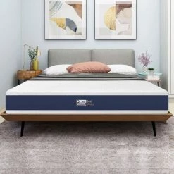NINGX Matelas Double En Mousse à Mémoire De Forme Avec Gel Et Charbon De Bambou Infusé 20 Cm, 160x190cm, Housse Déhoussable Et Lavable