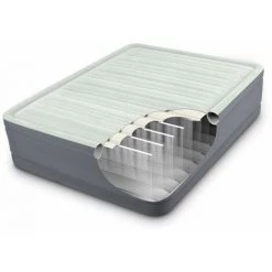 Lit Gonflable électrique 2 Personnes Queen Size Intex PremAire I - Gris -Matelas Soldes Boutique 6968920 3